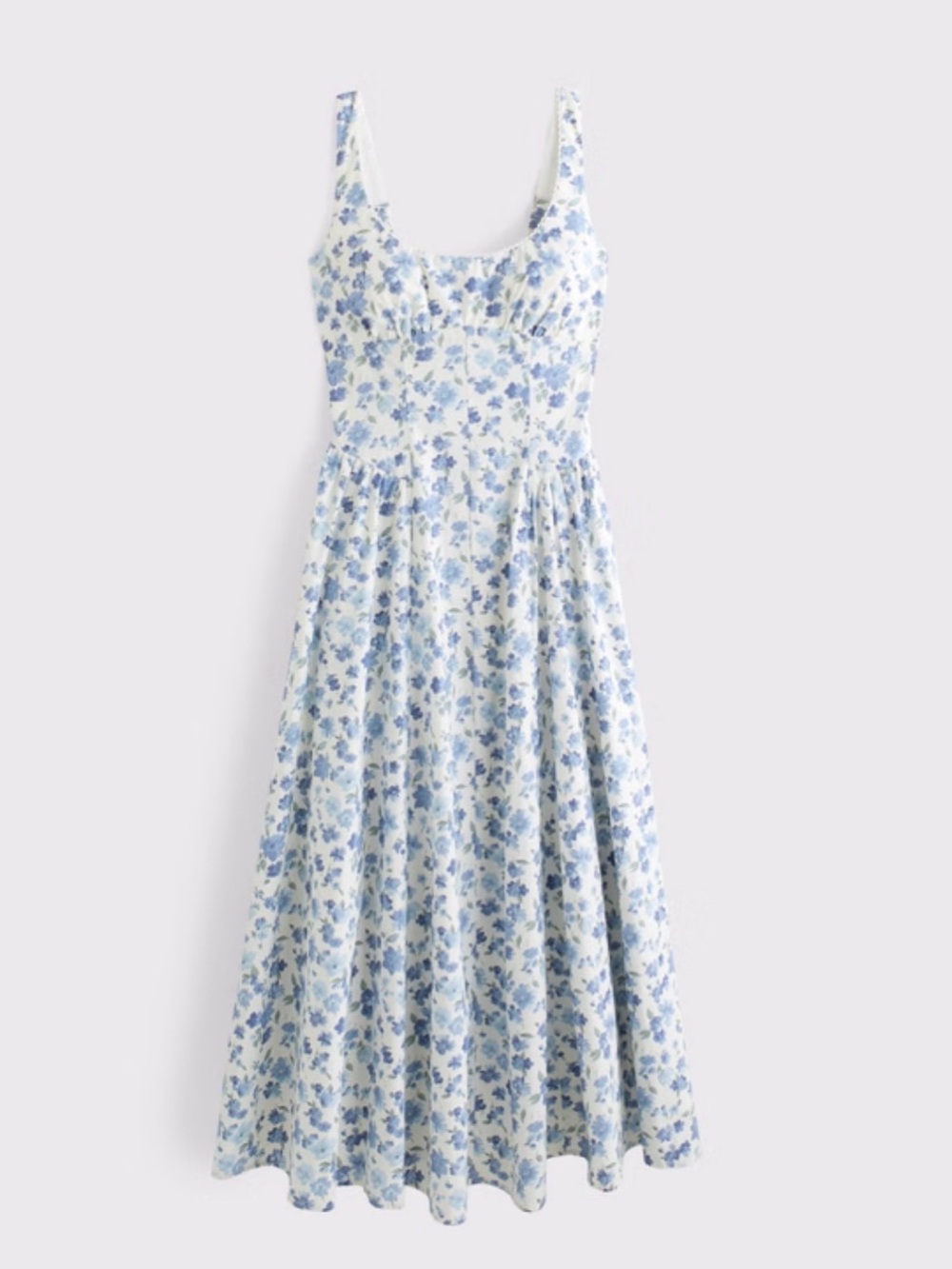 100% Cotton bra-free A&F Dylan Midi Dress